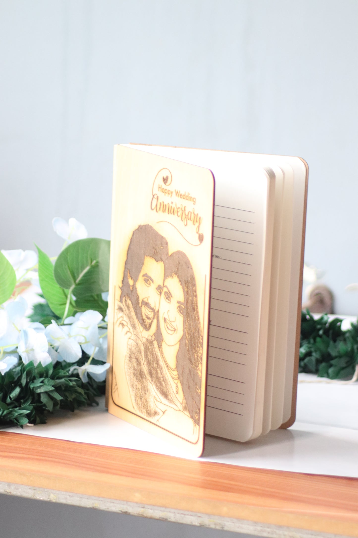 Personalised Engraved Photo Diary