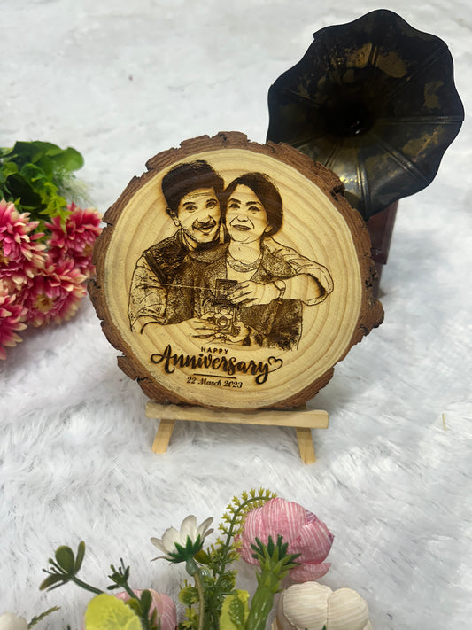 Himalayan Wooden Frame - Happy Anniversary