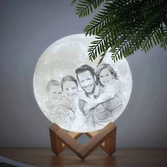 3D Personalised Photo Moon Lamp