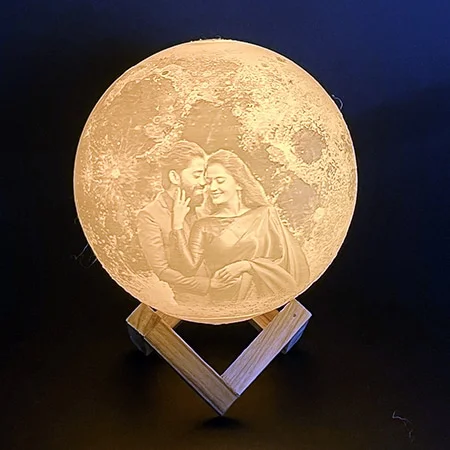 3D Personalised Photo Moon Lamp